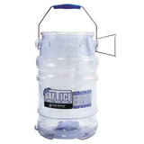 San Jamar® Saf-t-ice Tote, 6gal Capacity, Transparent Blue freeshipping - TVN Wholesale 