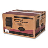 San Jamar® Lever Roll Towel Dispenser, Classic, 12.94 X 9.25 X 16.5, Transparent Black Pearl freeshipping - TVN Wholesale 