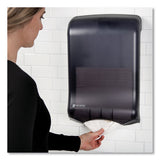 San Jamar® Ultrafold Multifold-c-fold Towel Dispenser, Classic, 11.75 X 6.25 X 18, Black Pearl freeshipping - TVN Wholesale 
