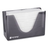 San Jamar® Countertop Folded Towel Dispenser, 11 X 4.38 X 7, Black Pearl freeshipping - TVN Wholesale 