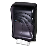 San Jamar® Ultrafold Multifold-c-fold Towel Dispenser, Oceans, 11.75 X 6.25 X 18, Transparent Black Pearl freeshipping - TVN Wholesale 