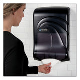 San Jamar® Ultrafold Multifold-c-fold Towel Dispenser, Oceans, 11.75 X 6.25 X 18, Transparent Black Pearl freeshipping - TVN Wholesale 