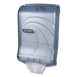 San Jamar® Ultrafold Multifold-c-fold Towel Dispenser, Oceans, 11.75 X 6.25 X 18, Arctic Blue freeshipping - TVN Wholesale 