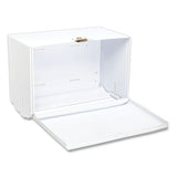 San Jamar® Singlefold Paper Towel Dispenser, 10.75 X 6 X 7.5, White freeshipping - TVN Wholesale 