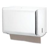 San Jamar® Singlefold Paper Towel Dispenser, 10.75 X 6 X 7.5, White freeshipping - TVN Wholesale 