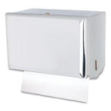 San Jamar® Singlefold Paper Towel Dispenser, 10.75 X 6 X 7.5, Chrome freeshipping - TVN Wholesale 