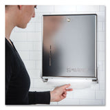 San Jamar® True Fold C-fold-multifold Paper Towel Dispenser, 11.63 X 5 X 14.5, Chrome freeshipping - TVN Wholesale 