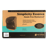 San Jamar® Simplicity Mechanical Roll Dispenser, 12.38 X 9.5 X 14.63, Black Pearl freeshipping - TVN Wholesale 