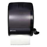 San Jamar® Element Lever Roll Towel Dispenser, Classic, 12.5 X 8.5 X 12.75, Black Pearl freeshipping - TVN Wholesale 