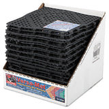 San Jamar® Versa-mat Bar-shelf Liner, Plastic, 12w X 12d X 0.25h, Black, 24-carton freeshipping - TVN Wholesale 