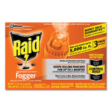 Raid® Concentrated Deep Reach Fogger, 1.5 Oz Aerosol Can, 3-pack, 12 Packs-carton freeshipping - TVN Wholesale 