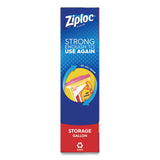 Ziploc® Double Zipper Storage Bags, 1 Gal, 1.75 Mil, 10.56" X 10.75", Clear, 342-carton freeshipping - TVN Wholesale 