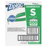 Ziploc® Resealable Sandwich Bags, 1.2 Mil, 6.5" X 5.88", Clear, 480-carton freeshipping - TVN Wholesale 