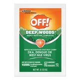 OFF!® Deep Woods Towelette, 0.28 Box, Unscented, 12-box freeshipping - TVN Wholesale 