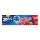 Ziploc® Double Zipper Storage Bags, 2 Gal, 1.75 Mil, 15" X 13", Clear, 100-carton freeshipping - TVN Wholesale 