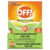 OFF!® Botanicals Insect Repellant, Box, 10 Wipes-pack, 8 Packs-carton freeshipping - TVN Wholesale 