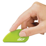 slice® Safety Cutters, Fixed, Non Replaceable Micro Safety Blade, Ceramic, Green freeshipping - TVN Wholesale 