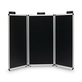 Smead® Justick Three-panel Electro-surface Table-top Expo Display, 72" X 36", Black freeshipping - TVN Wholesale 