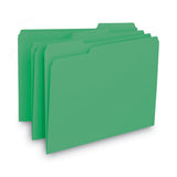 Smead® Interior File Folders, 1-3-cut Tabs, Letter Size, Green, 100-box freeshipping - TVN Wholesale 