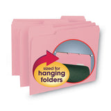 Smead® Interior File Folders, 1-3-cut Tabs, Letter Size, Pink, 100-box freeshipping - TVN Wholesale 