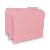 Smead® Interior File Folders, 1-3-cut Tabs, Letter Size, Pink, 100-box freeshipping - TVN Wholesale 