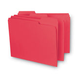 Smead® Interior File Folders, 1-3-cut Tabs, Letter Size, Red, 100-box freeshipping - TVN Wholesale 