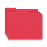 Smead® Interior File Folders, 1-3-cut Tabs, Letter Size, Red, 100-box freeshipping - TVN Wholesale 