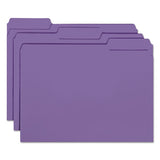 Smead® Interior File Folders, 1-3-cut Tabs, Letter Size, Purple, 100-box freeshipping - TVN Wholesale 