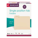 Smead® Manila File Folders, 1-3-cut Tabs, Left Position, Letter Size, 100-box freeshipping - TVN Wholesale 