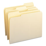 Smead® 100% Recycled Manila Top Tab File Folders, 1-3-cut Tabs, Letter Size, 100-box freeshipping - TVN Wholesale 
