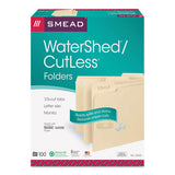 Smead® Watershed-cutless File Folders, 1-3-cut Tabs, Letter Size, Manila, 100-box freeshipping - TVN Wholesale 