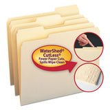 Smead® Watershed-cutless File Folders, 1-3-cut Tabs, Letter Size, Manila, 100-box freeshipping - TVN Wholesale 