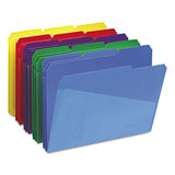 Smead® Poly Colored File Folders With Slash Pocket, 1-3-cut Tabs, Letter Size, Assorted, 30-box freeshipping - TVN Wholesale 