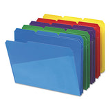 Smead® Poly Colored File Folders With Slash Pocket, 1-3-cut Tabs, Letter Size, Assorted, 30-box freeshipping - TVN Wholesale 