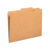 Smead® Guide Height Reinforced Heavyweight Kraft File Folders, 2-5-cut 2-ply Tab, Right Of Center, Letter Size, Kraft, 100-box freeshipping - TVN Wholesale 
