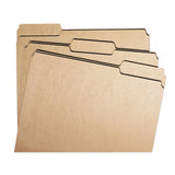 Smead® Heavyweight Kraft File Folders, 1-3-cut Tabs, Letter Size, 17 Pt. Kraft, 50-box freeshipping - TVN Wholesale 