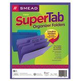 Smead® Supertab Organizer Folder, 1-3-cut Tabs, Letter Size, Assorted, 3-pack freeshipping - TVN Wholesale 