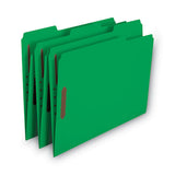 Smead® Watershed-cutless Reinforced Top Tab 2-fastener Folders, 1-3-cut Tabs, Letter Size, Green, 50-box freeshipping - TVN Wholesale 