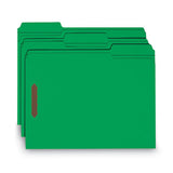 Smead® Watershed-cutless Reinforced Top Tab 2-fastener Folders, 1-3-cut Tabs, Letter Size, Green, 50-box freeshipping - TVN Wholesale 