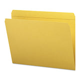 Smead® Reinforced Top Tab Colored File Folders, Straight Tab, Letter Size, Goldenrod, 100-box freeshipping - TVN Wholesale 
