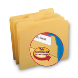 Smead® Reinforced Top Tab Colored File Folders, 1-3-cut Tabs, Letter Size, Goldenrod, 100-box freeshipping - TVN Wholesale 