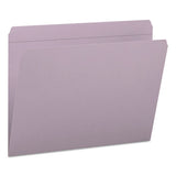 Smead® Reinforced Top Tab Colored File Folders, Straight Tab, Letter Size, Lavender, 100-box freeshipping - TVN Wholesale 