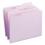Smead® Reinforced Top Tab Colored File Folders, 1-3-cut Tabs, Letter Size, Lavender, 100-box freeshipping - TVN Wholesale 