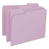 Smead® Colored File Folders, 1-3-cut Tabs, Letter Size, Lavender, 100-box freeshipping - TVN Wholesale 