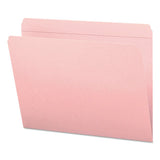 Smead® Reinforced Top Tab Colored File Folders, Straight Tab, Letter Size, Pink, 100-box freeshipping - TVN Wholesale 