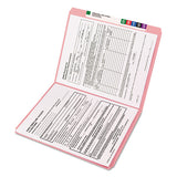 Smead® Reinforced Top Tab Colored File Folders, Straight Tab, Letter Size, Pink, 100-box freeshipping - TVN Wholesale 