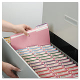 Smead® Reinforced Top Tab Colored File Folders, 1-3-cut Tabs, Letter Size, Pink, 100-box freeshipping - TVN Wholesale 