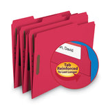 Smead® Watershed-cutless Reinforced Top Tab 2-fastener Folders, 1-3-cut Tabs, Letter Size, Red, 50-box freeshipping - TVN Wholesale 