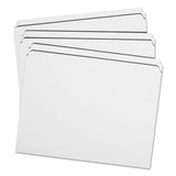 Smead® Reinforced Top Tab Colored File Folders, Straight Tab, Letter Size, White, 100-box freeshipping - TVN Wholesale 