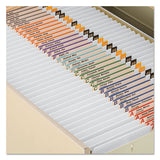 Smead® Reinforced Top Tab Colored File Folders, Straight Tab, Letter Size, White, 100-box freeshipping - TVN Wholesale 